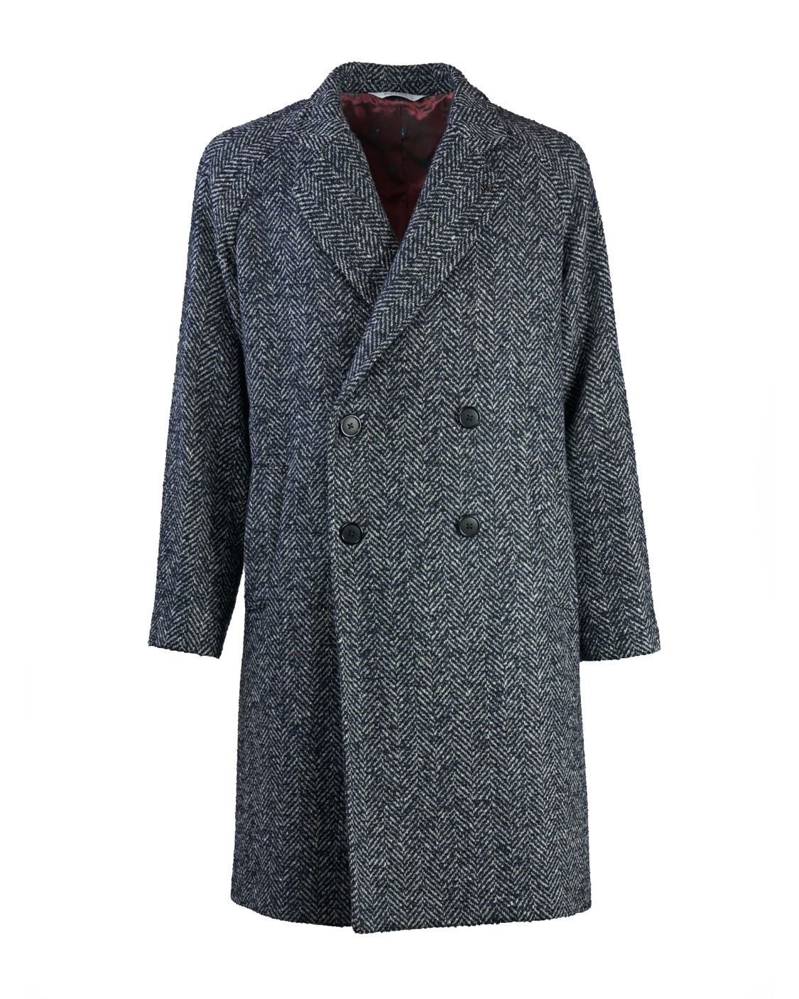 shop BOTTEGA MARTINESE Saldi Cappotto: Bottega Martinese cappotto "York".
Doppiopetto.
Revers.
Maniche lunghe.
Tasche laterali.
Spacco posteriore.
Vestibilità regolare.
Composizione: 60% Lana 20% Poliammide 15% Fibra Acrilica 5% Poliestere.
Fabbricato in Italia.. YORK 1750-4GRIGI/BLU number 8725772